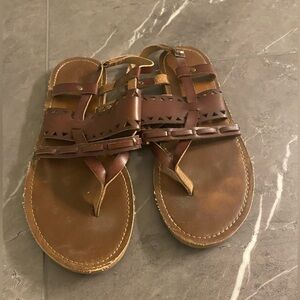 Mission leather sandals